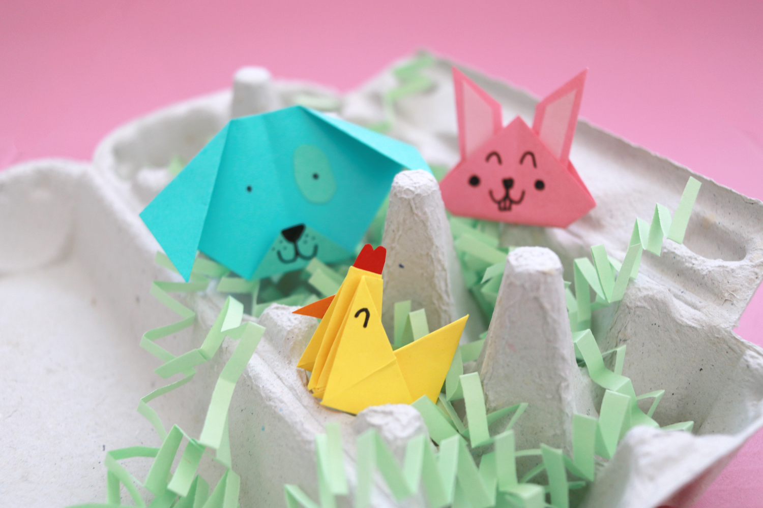 Origami for Kids - Origami Dog Tutorial (Very Easy) 